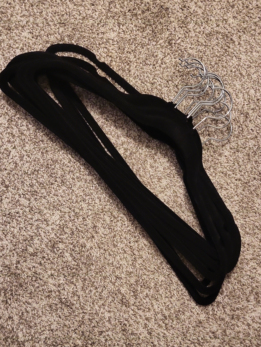 Black Velvet Hangers
